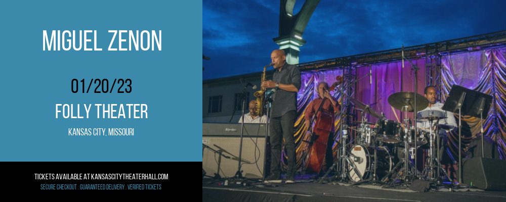 Miguel Zenon at Folly Theater tickets Miguel Zenon at Folly Theater