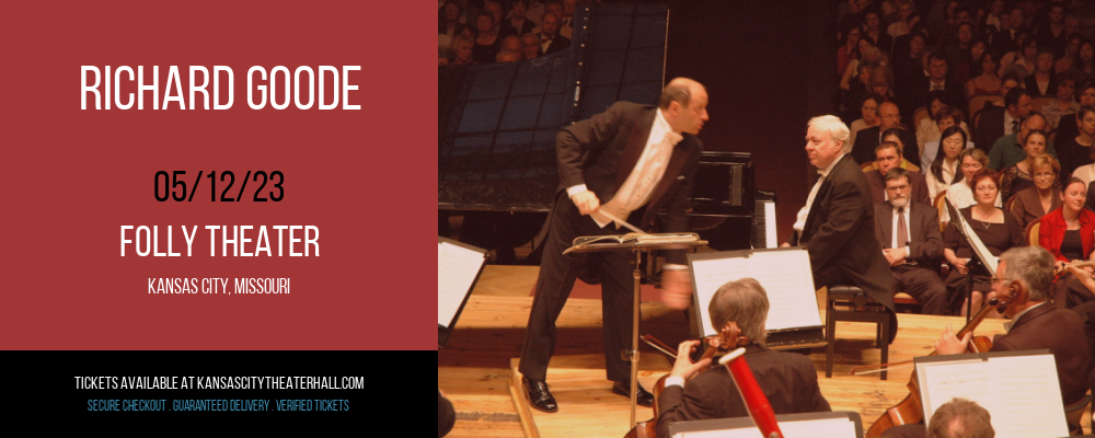 Richard Goode at Folly Theater tickets Richard Goode at Folly Theater