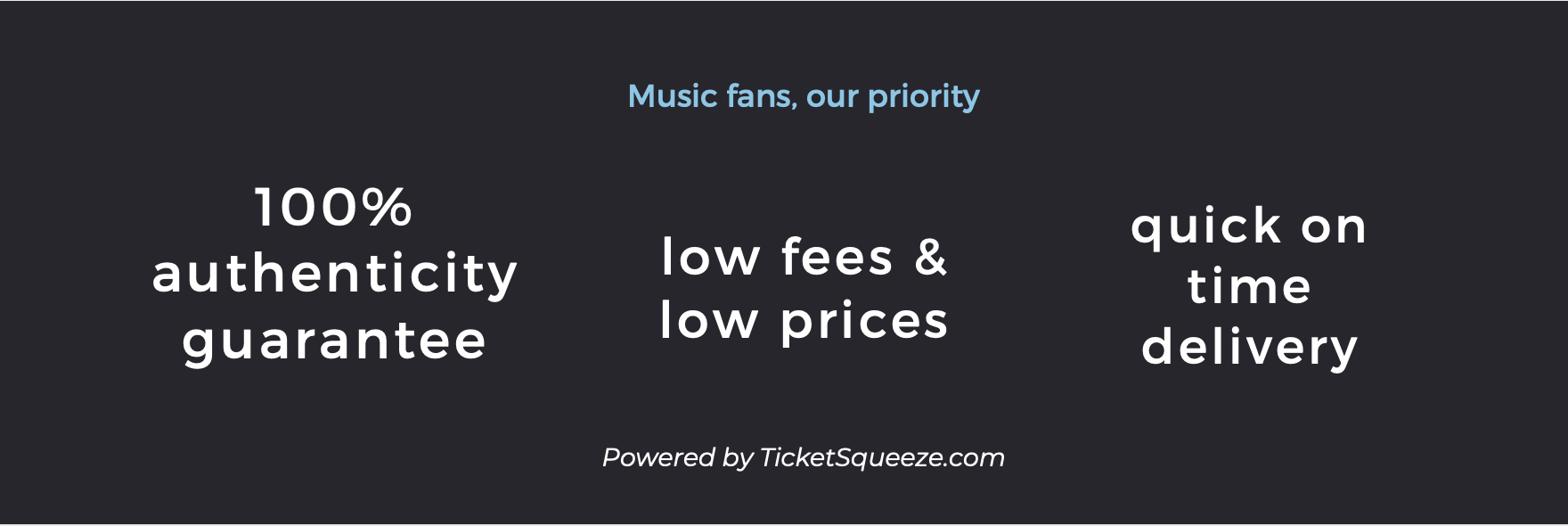 Folly Theater ticket guarantee