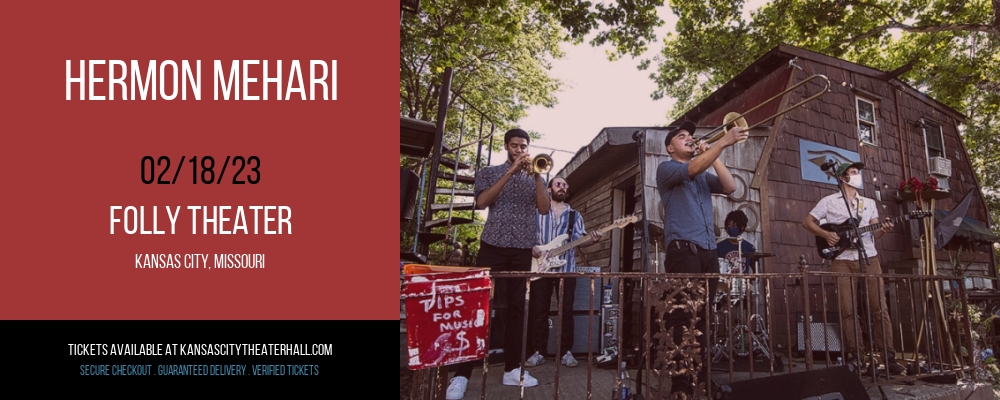 Hermon Mehari at Folly Theater tickets Hermon Mehari at Folly Theater