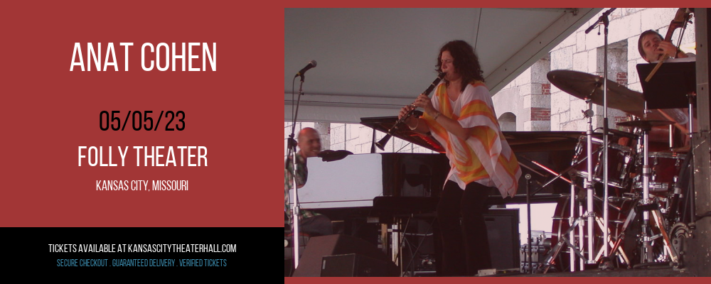Anat Cohen at Folly Theater tickets Anat Cohen at Folly Theater