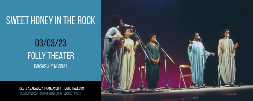 Sweet Honey In The Rock at Folly Theater tickets Sweet Honey In The Rock at Folly Theater