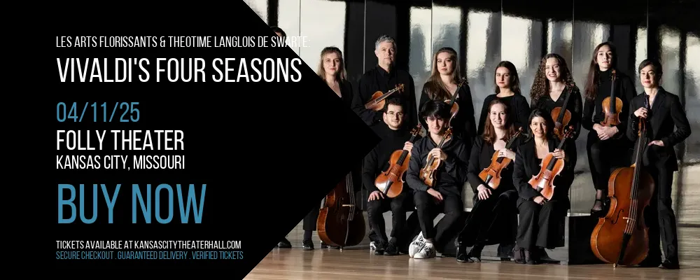 Les Arts Florissants & Theotime Langlois de Swarte at Folly Theater